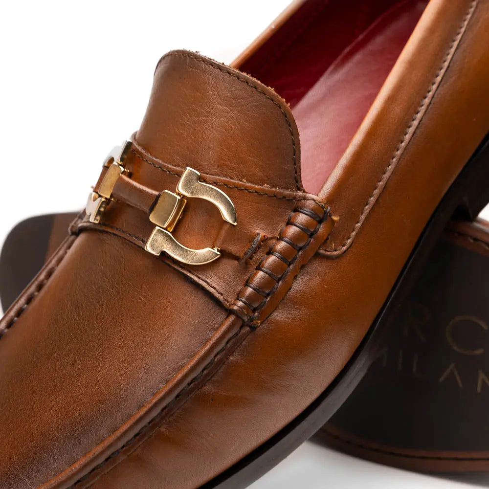 Marco Di Milano Cassarano Honey Genuine Calf Loafers