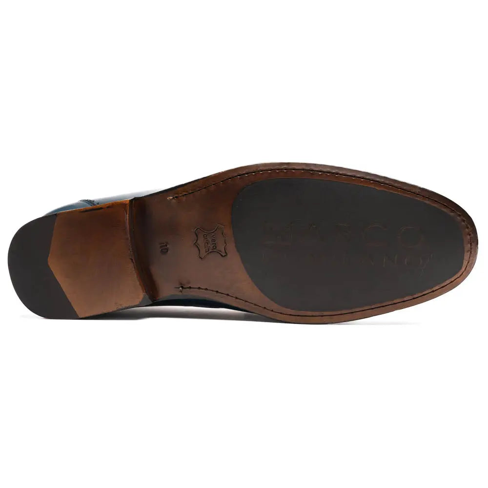 Marco Di Milano Cassarano Navy Genuine Calf Loafers