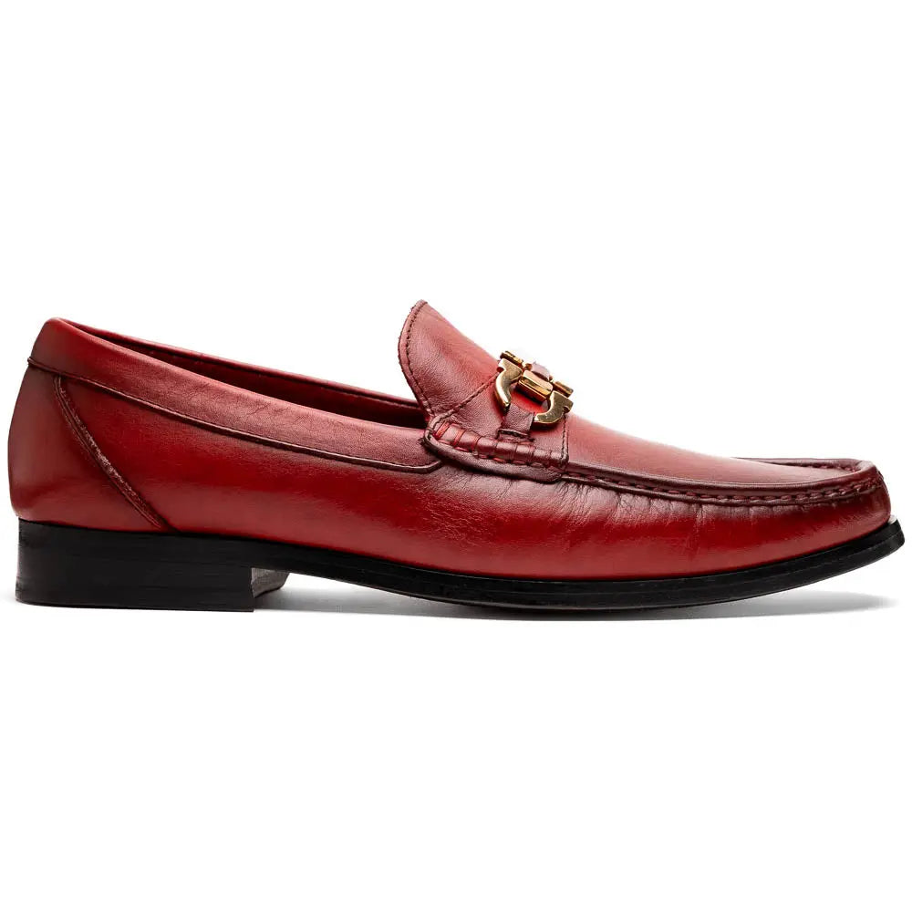 Marco Di Milano Cassarano Red Genuine Calf Loafers