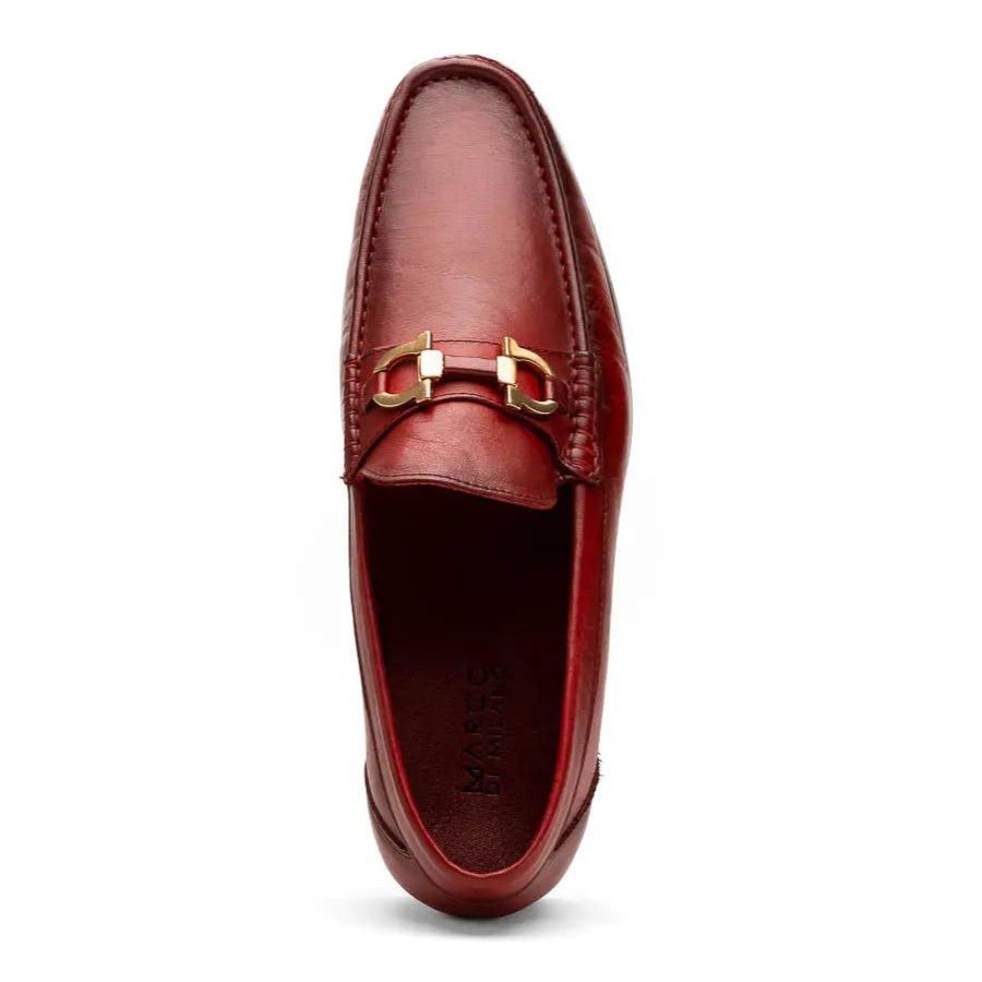 Marco Di Milano Cassarano Red Genuine Calf Loafers