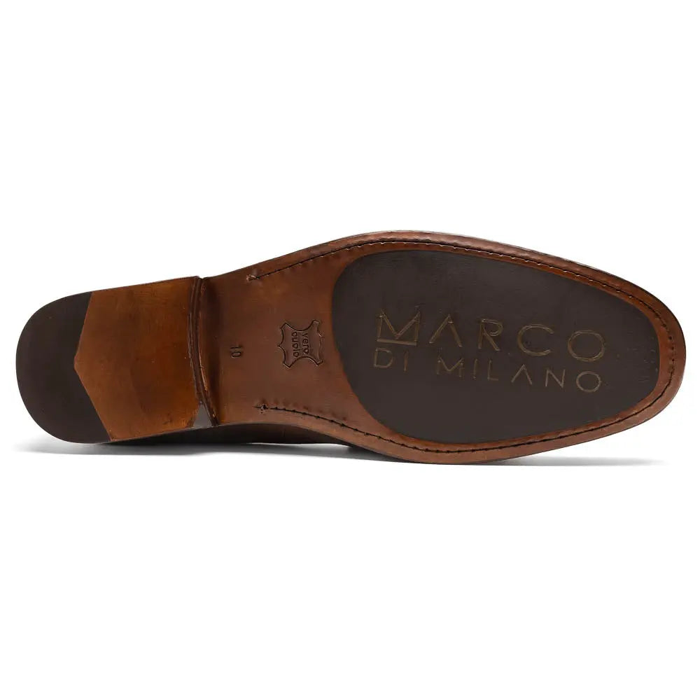 Marco Di Milano Cassarano Crazy Tan Genuine Calf Loafers