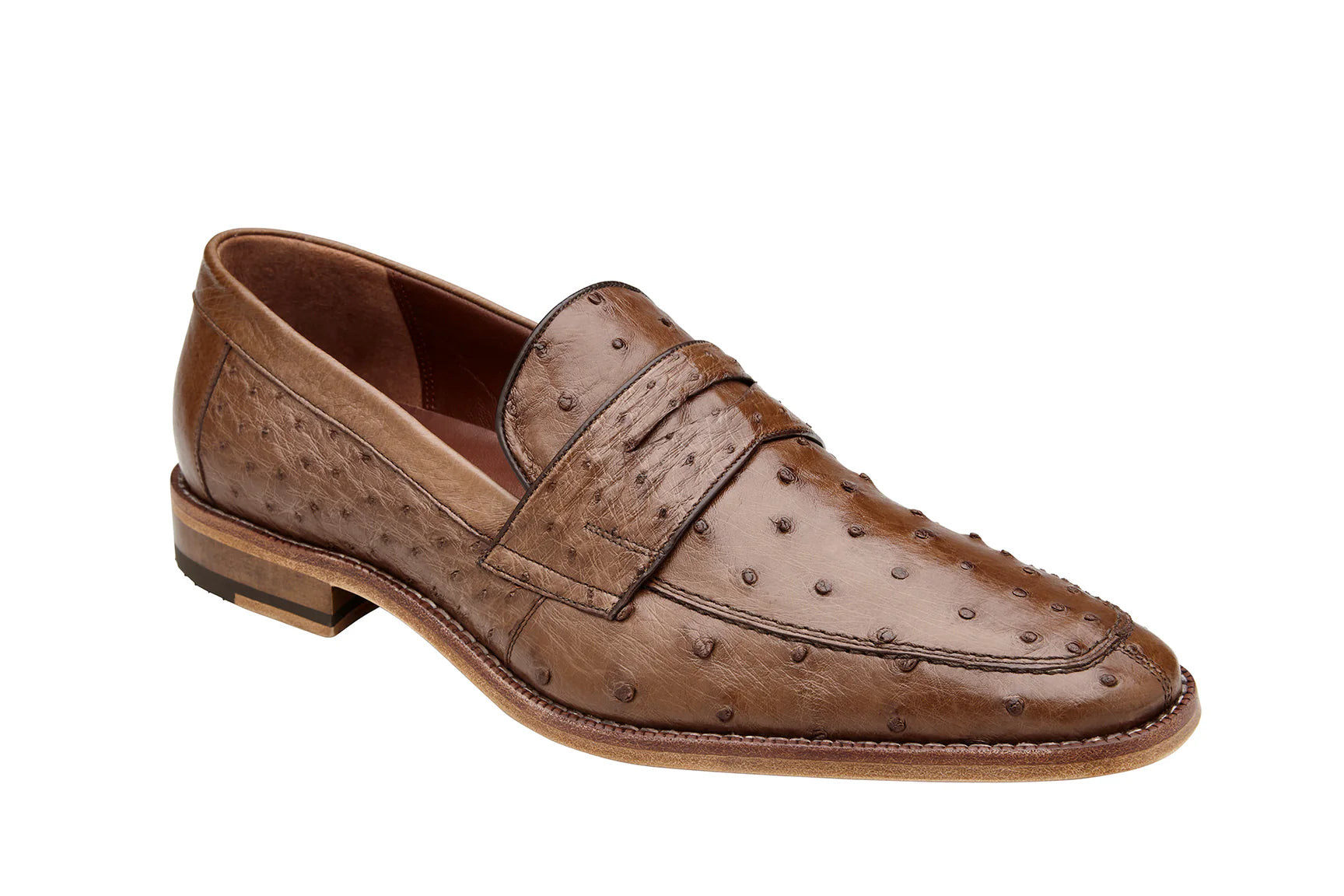 Belvedere Espada Genuine Ostrich Loafers