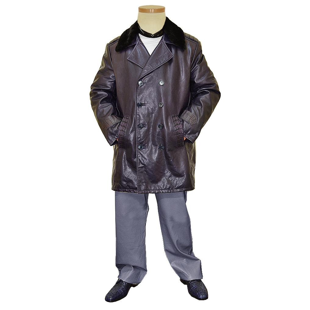 Jakewood 2090 Genuine Alligator/Leather Pea Coat