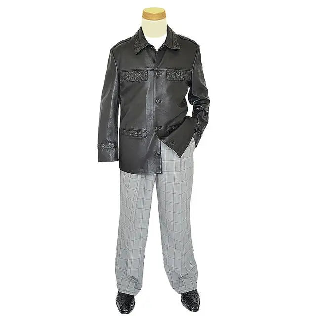 Jakewood 2008 Genuine Hornback Alligator/Lambskin Leather Car Coat