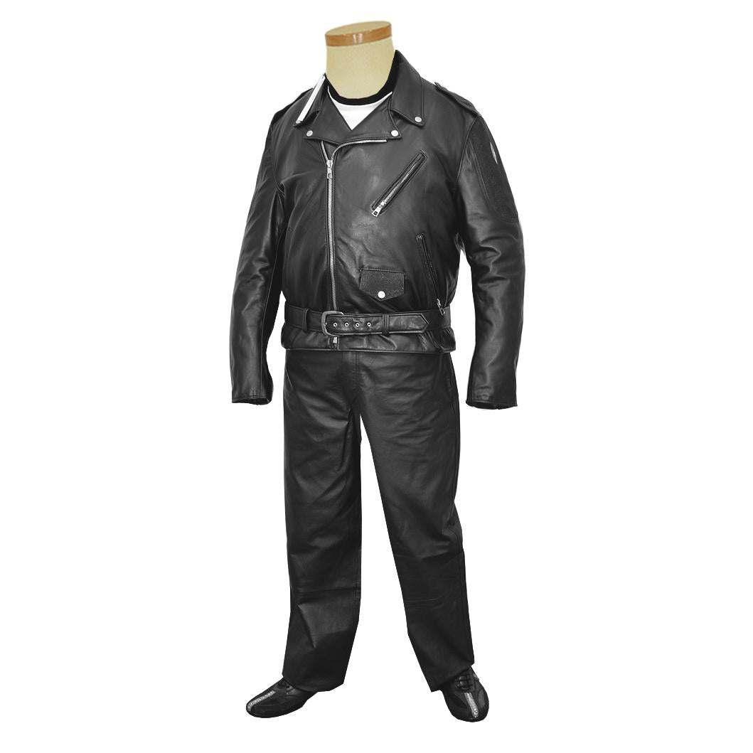 Jakewood BM1453 Motorcycle Genuine Leather Jacket