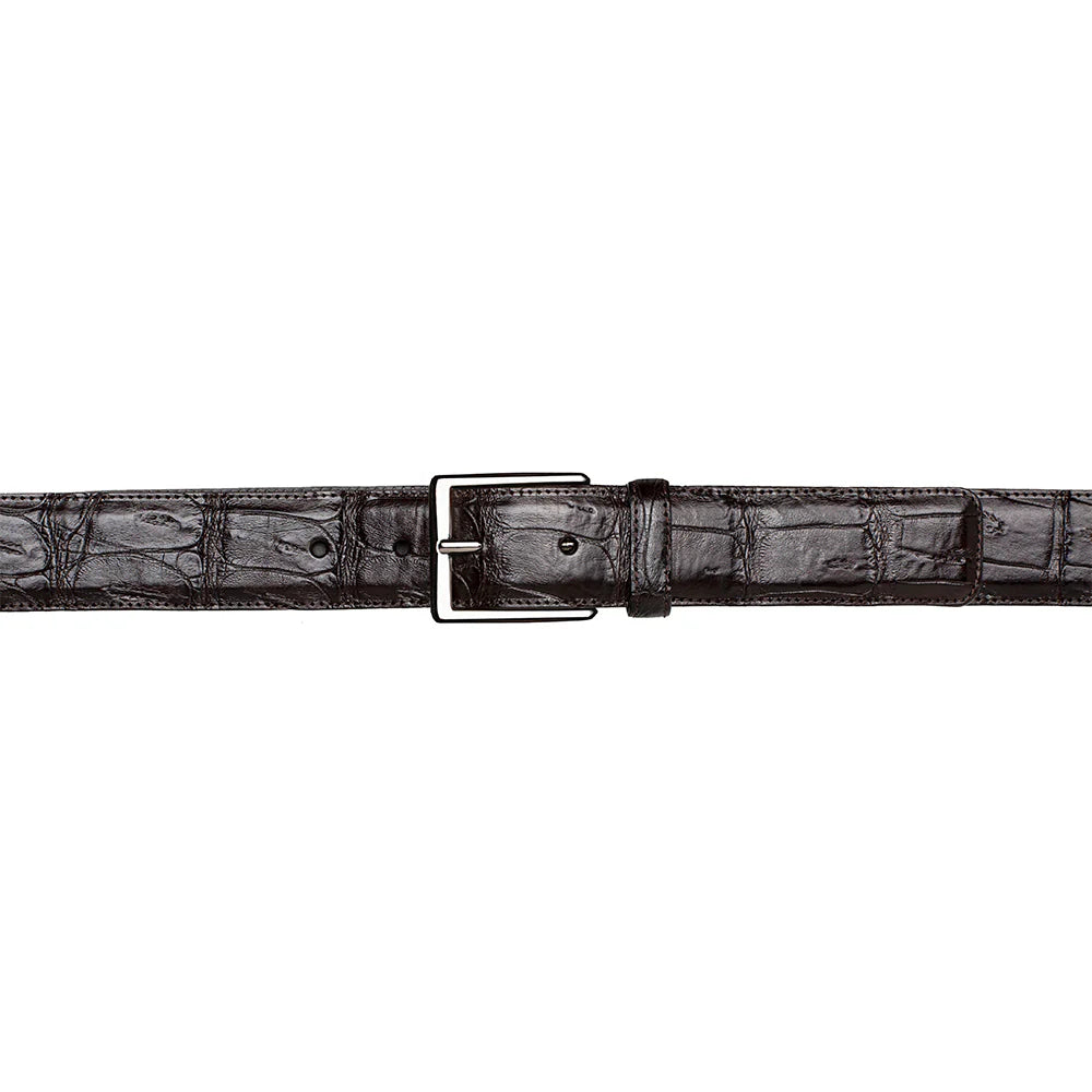 Mezlan AO11523 Classic Crocodile Black Belt