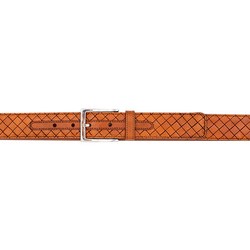 Mezlan AO11528 Cognac Woven Calfskin Belt