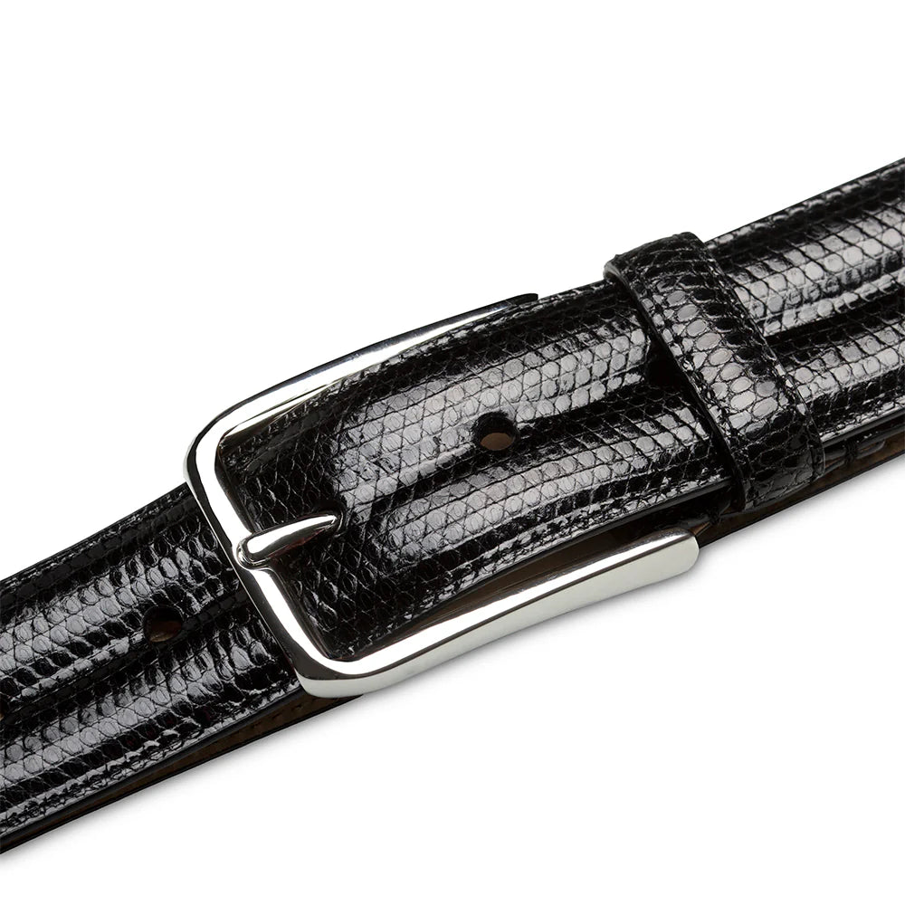 Mezlan AO11530 Classic Lizard Black Belt