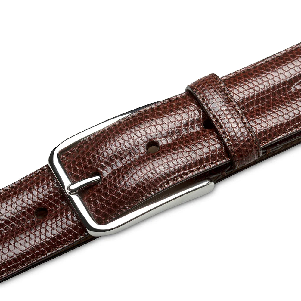 Mezlan AO11530 Classic Lizard Dark Brown Belt