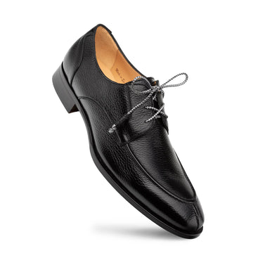 Mezlan Fratello 20937 Black Split-Toe Deer Laceups Oxfords