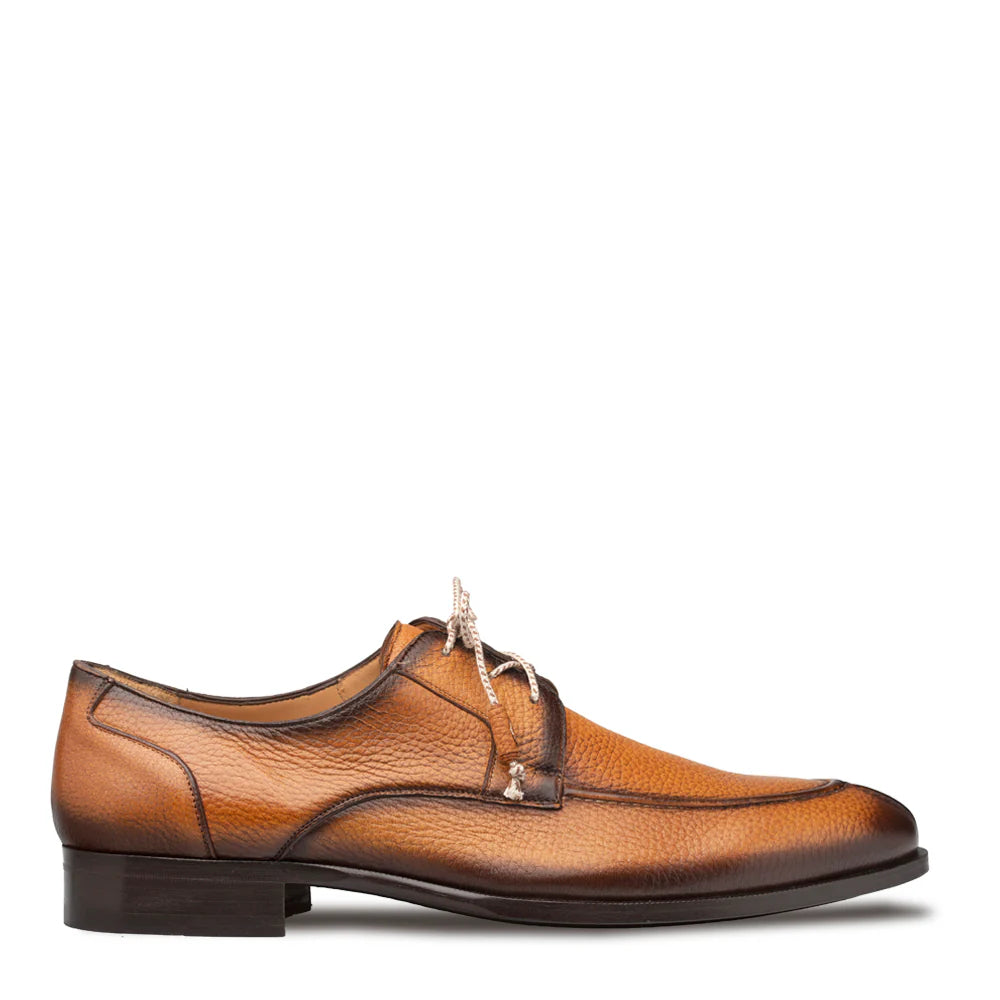 Mezlan Fratello 20937 Cognac Split-Toe Deer Laceups Oxfords