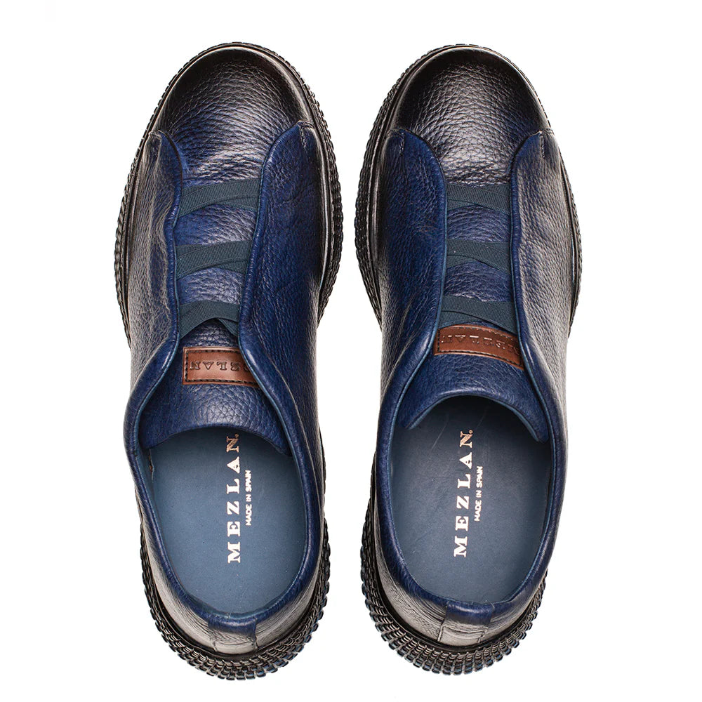 Mezlan Calcio 20947 Blue Deer Slip On Sneakers