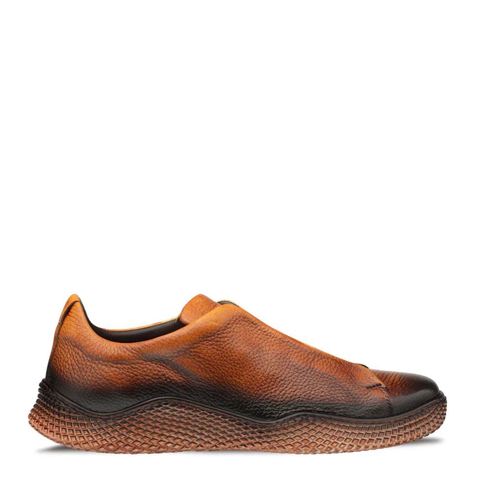 Mezlan Calcio 20947 Cognac Deer Slip On Sneakers