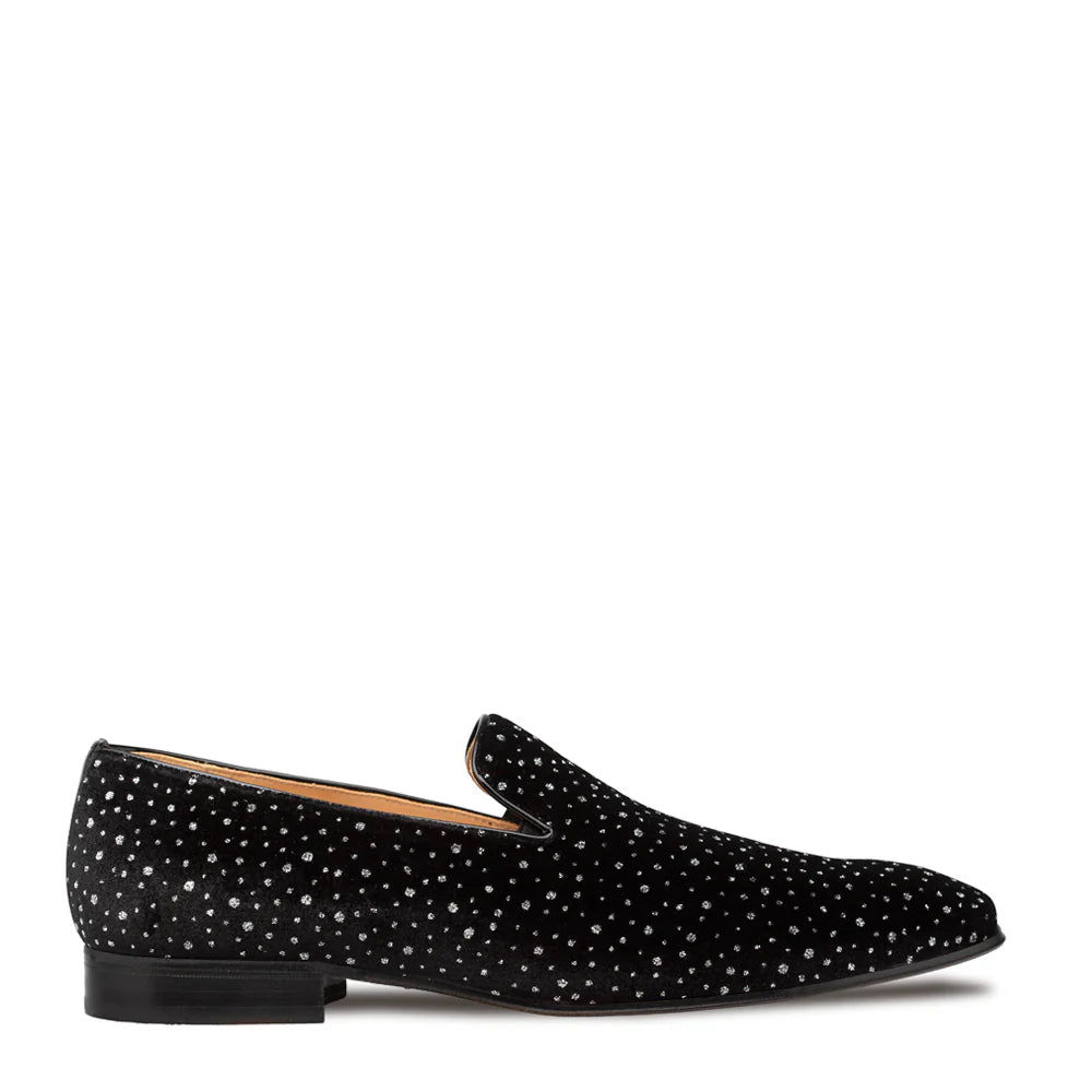 Mezlan Sera 20959 Black Cosmo Velvet Slip On Loafers