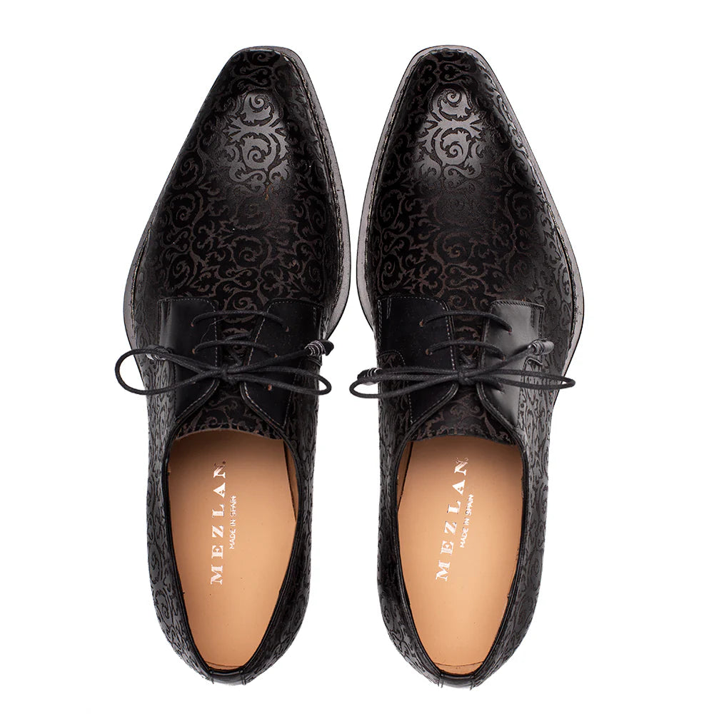 Mezlan Lontani 21039 Black Lace Up Oxfords