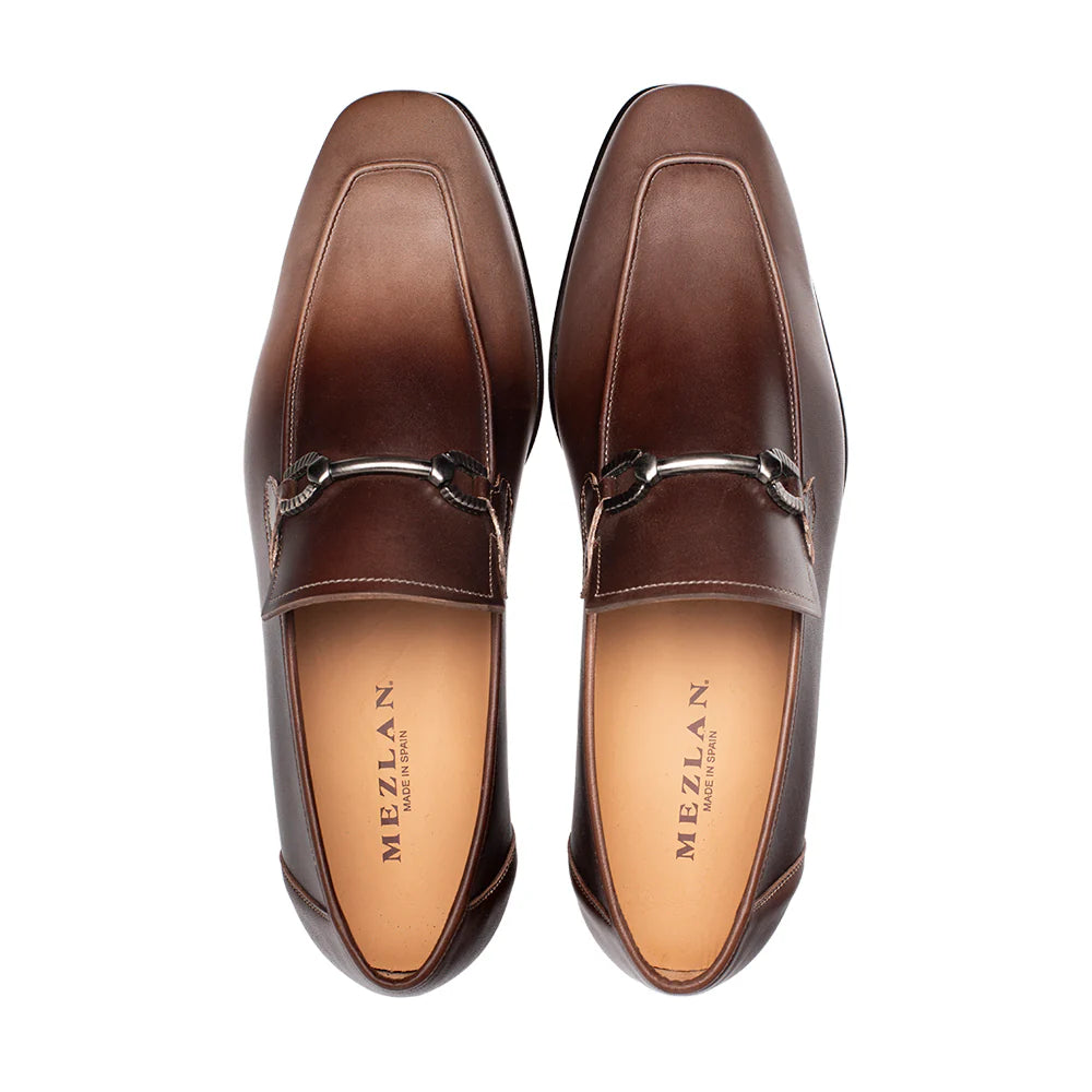 Mezlan Brunello 21100 Taupe/Brown Bit Loafers