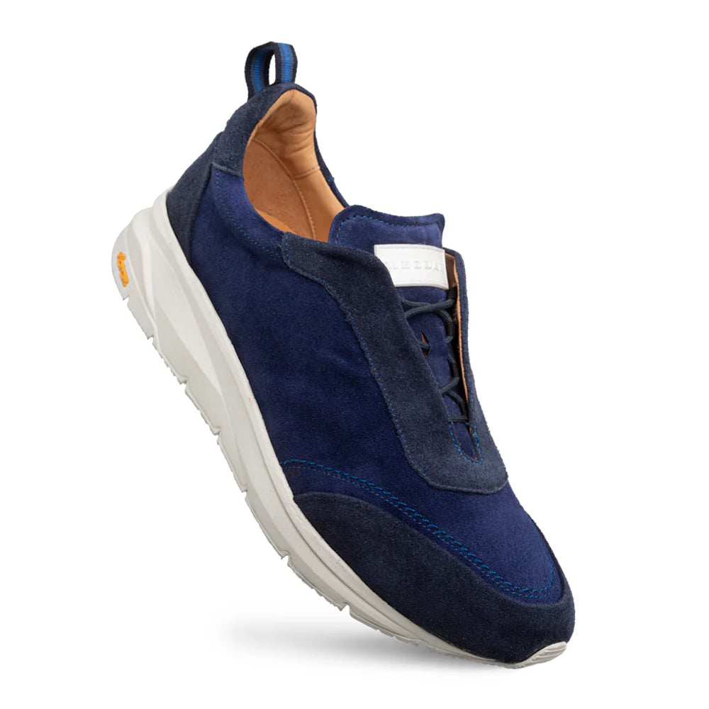 Mezlan Alcoy 21118 Blue Suede Sneakers