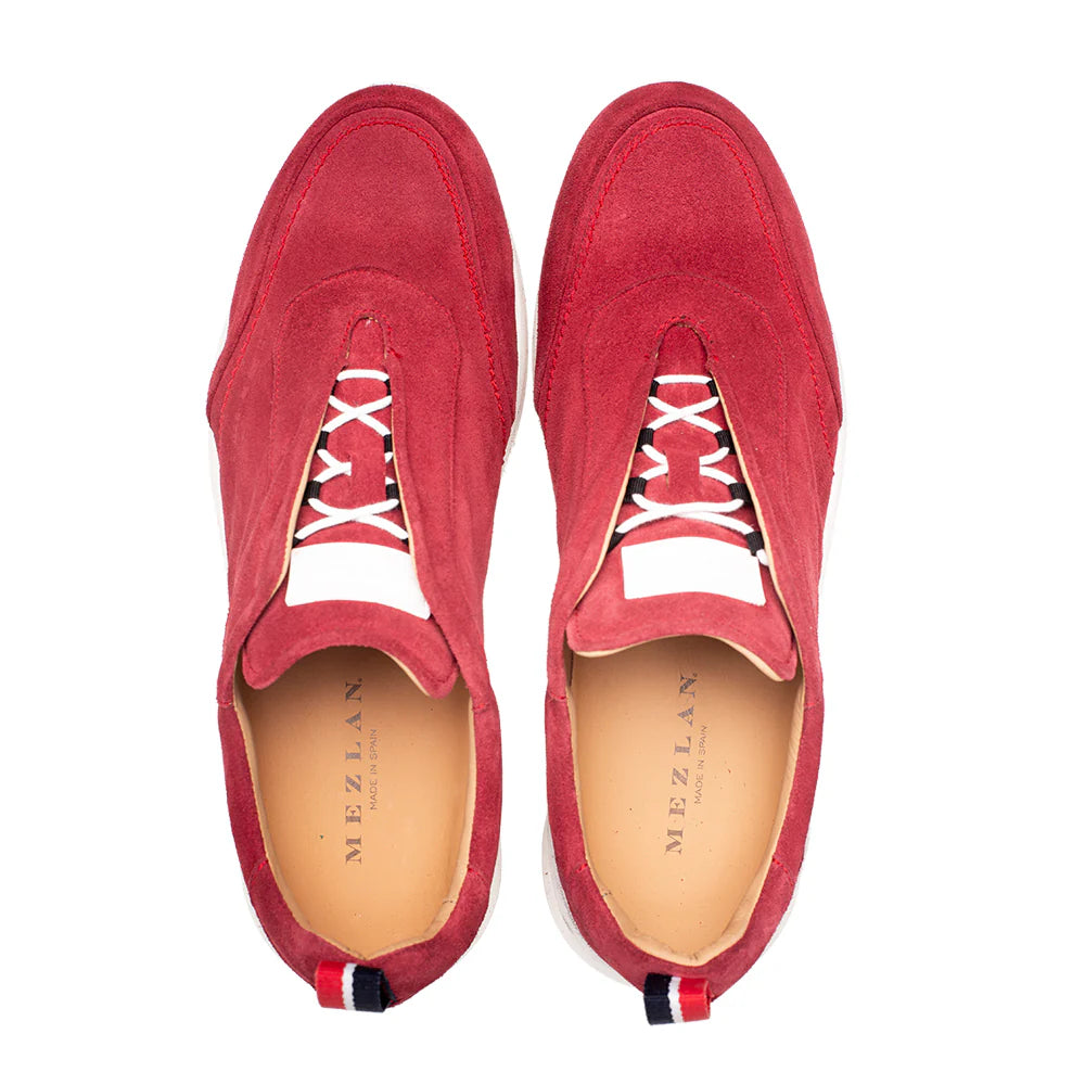 Mezlan Alcoy 21118 Red Suede Sneakers