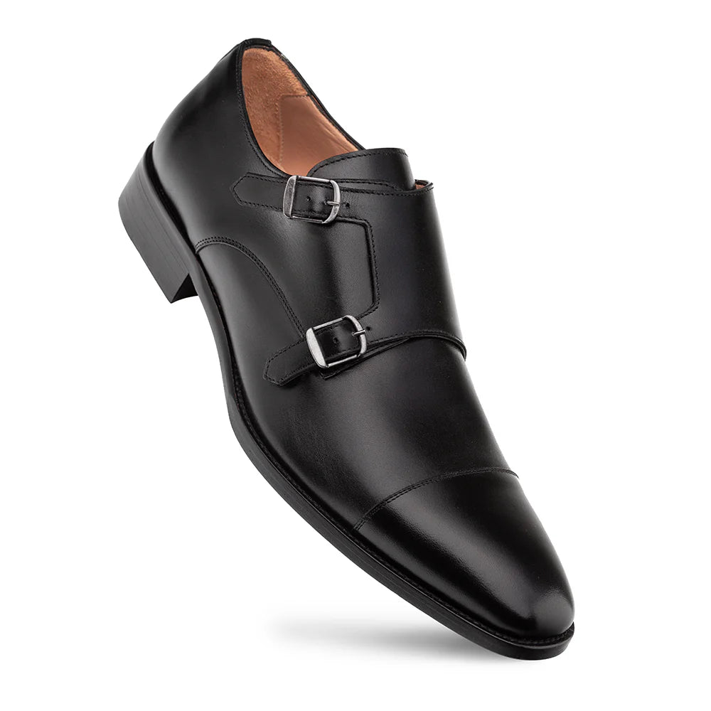 Mezlan Actore 21151 Black Double Monk Straps