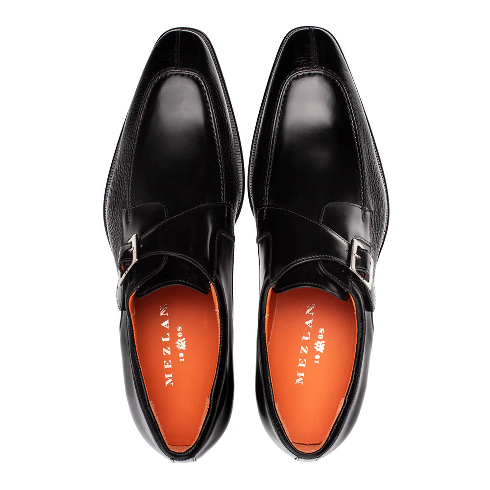 Mezlan Pego 21158 Black Monk Straps