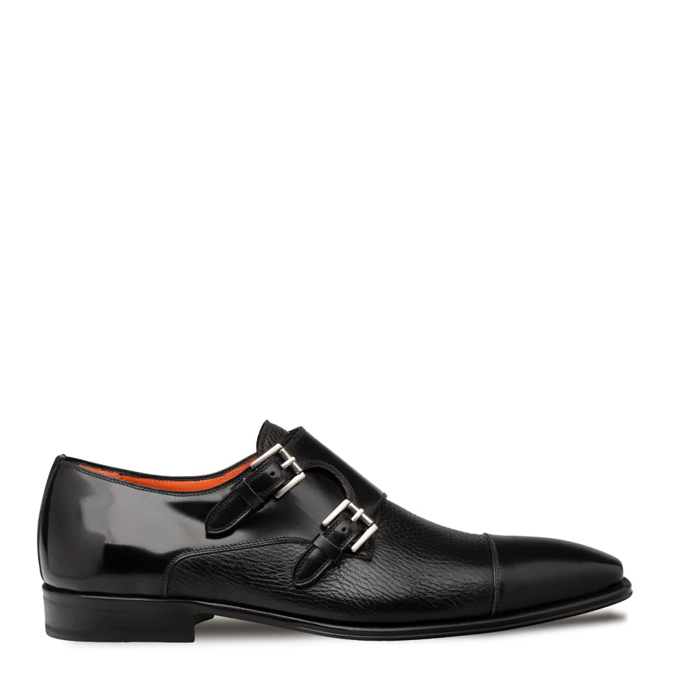 Mezlan Cantera 21189 Black Double Monk Straps