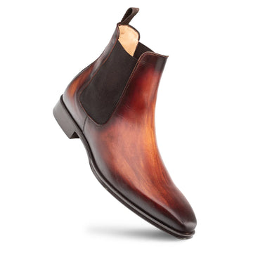 Mezlan Cervantes 21265 Cognac Rust Chelsea Boots