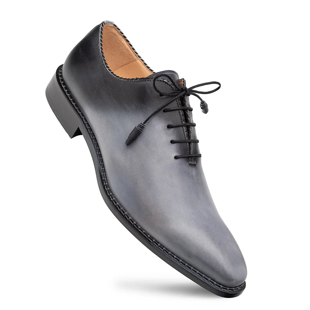 Mezlan Barbaro 21316 Grey/Black Two-Tone Oxfords