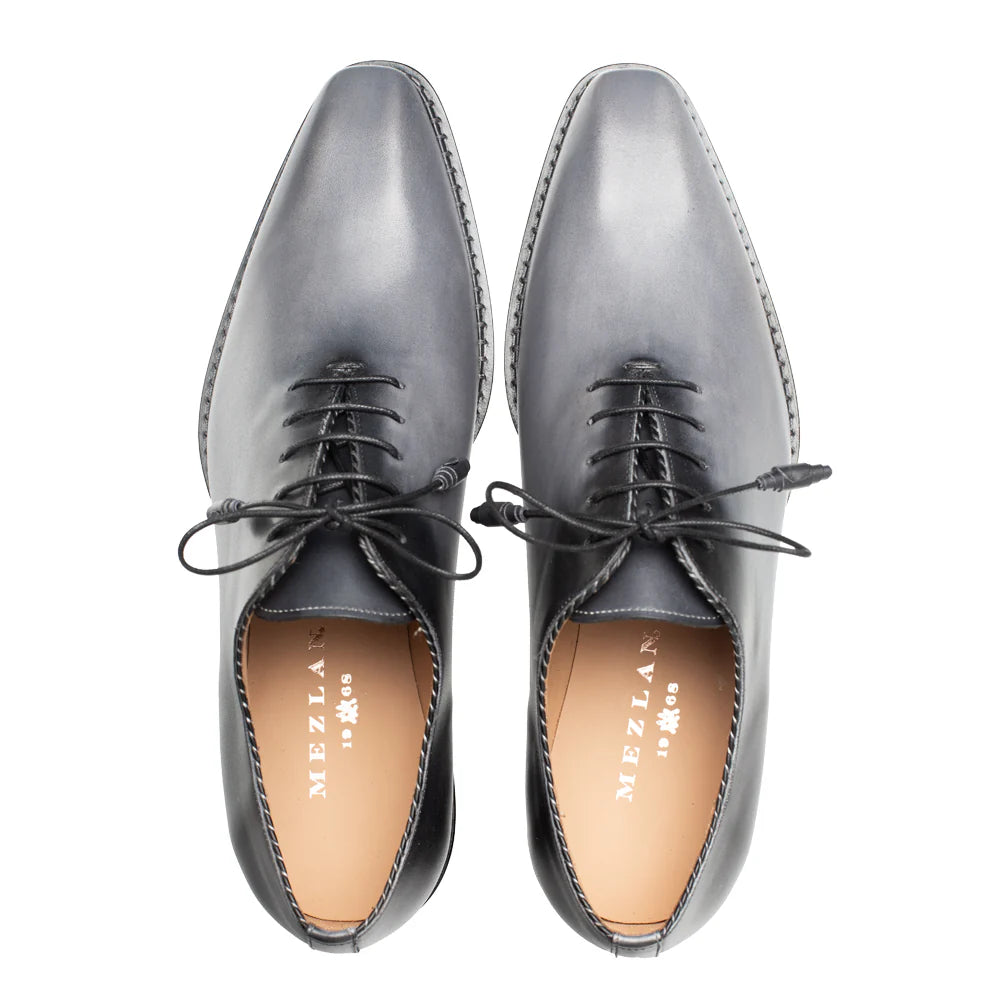 Mezlan Barbaro 21316 Grey/Black Two-Tone Oxfords