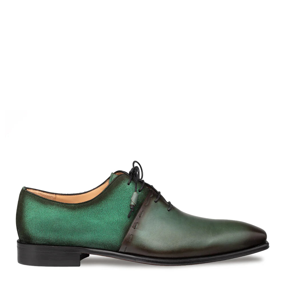 Mezlan Colomer 21342 Forest/Green Calf/Suede Oxfords