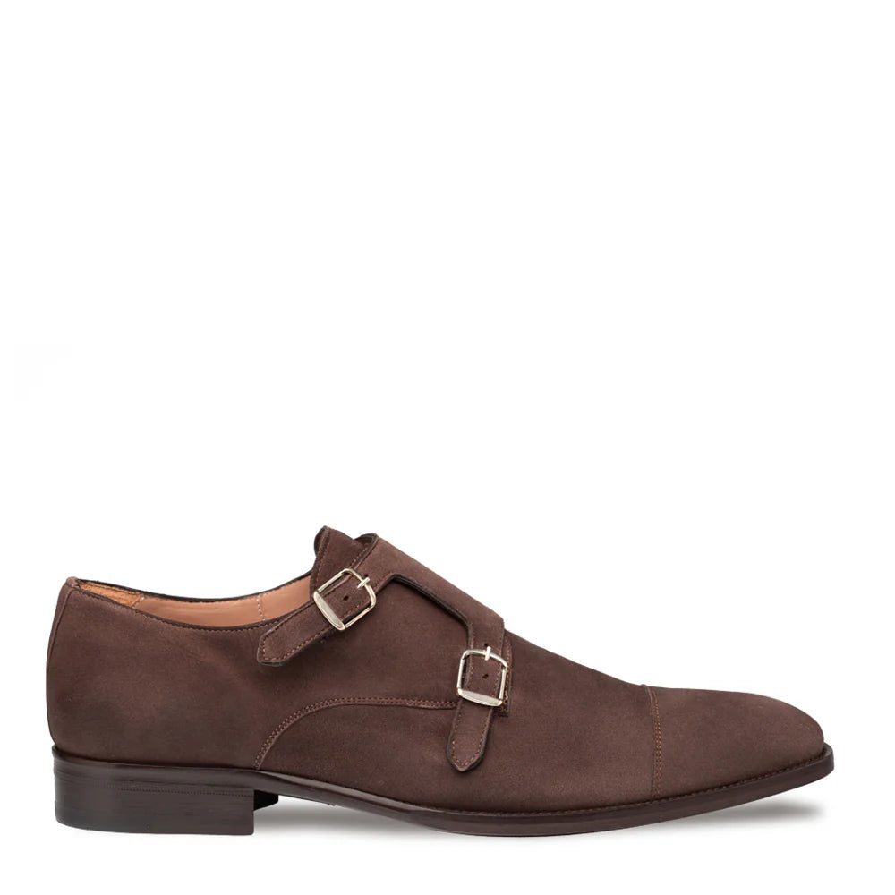 Mezlan Actore II 21356 Chestnut Suede Double Monk Straps