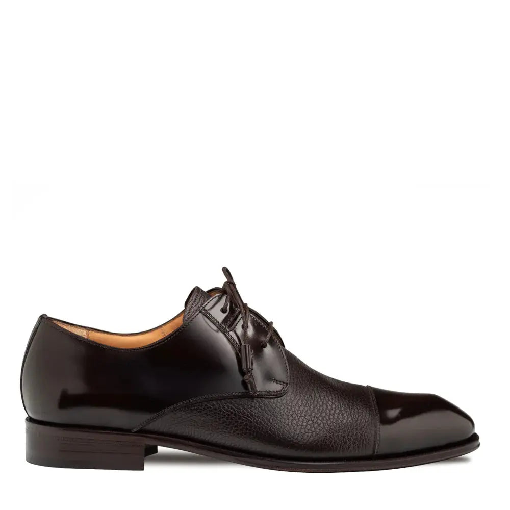 Mezlan Capello 21744 Brown Genuine Leather Hi-Shine/Calf Oxfords