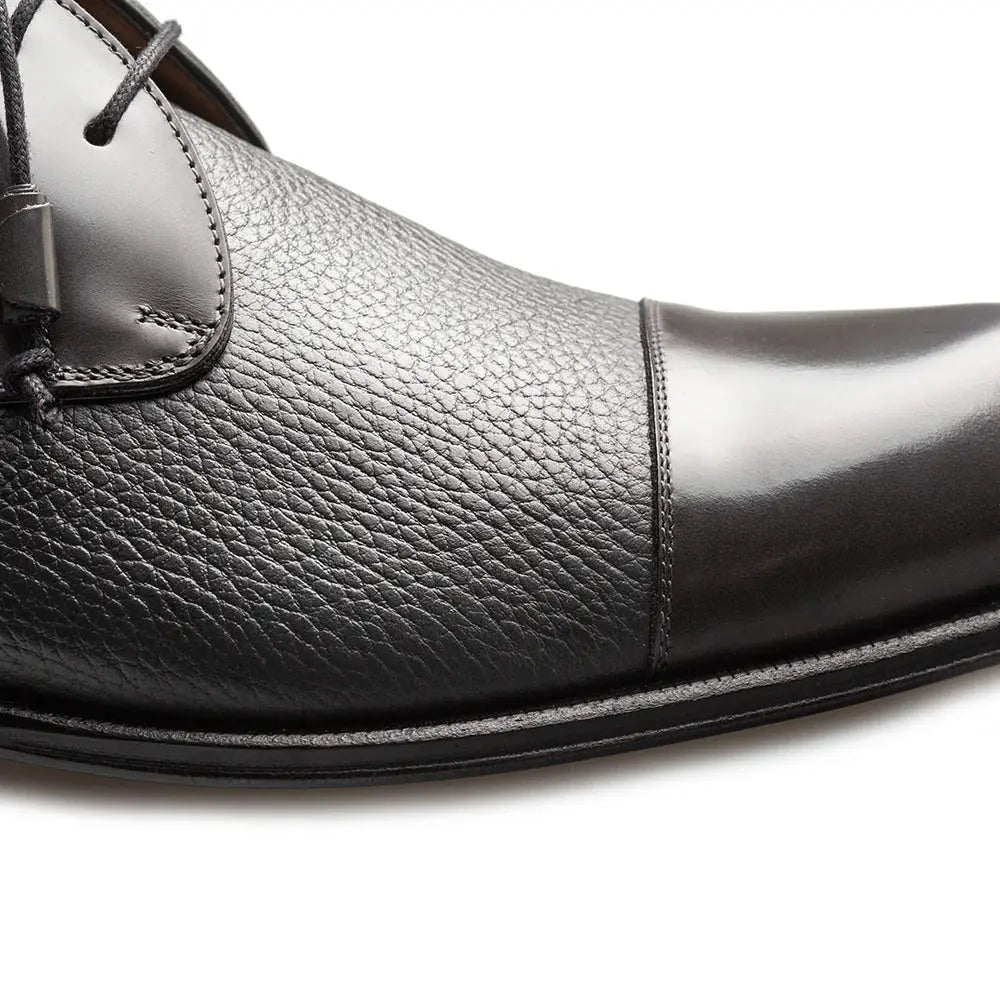 Mezlan Capello 21744 Grey Genuine Leather Hi-Shine/Calf Oxfords