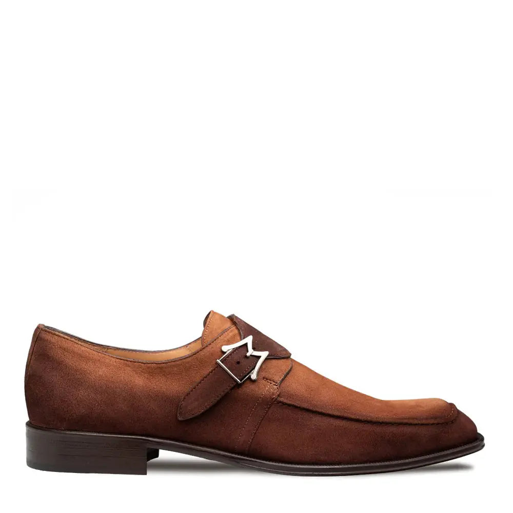 Mezlan Diesel 21745 Sport Genuine Leather Suede Monk Strap Shoes
