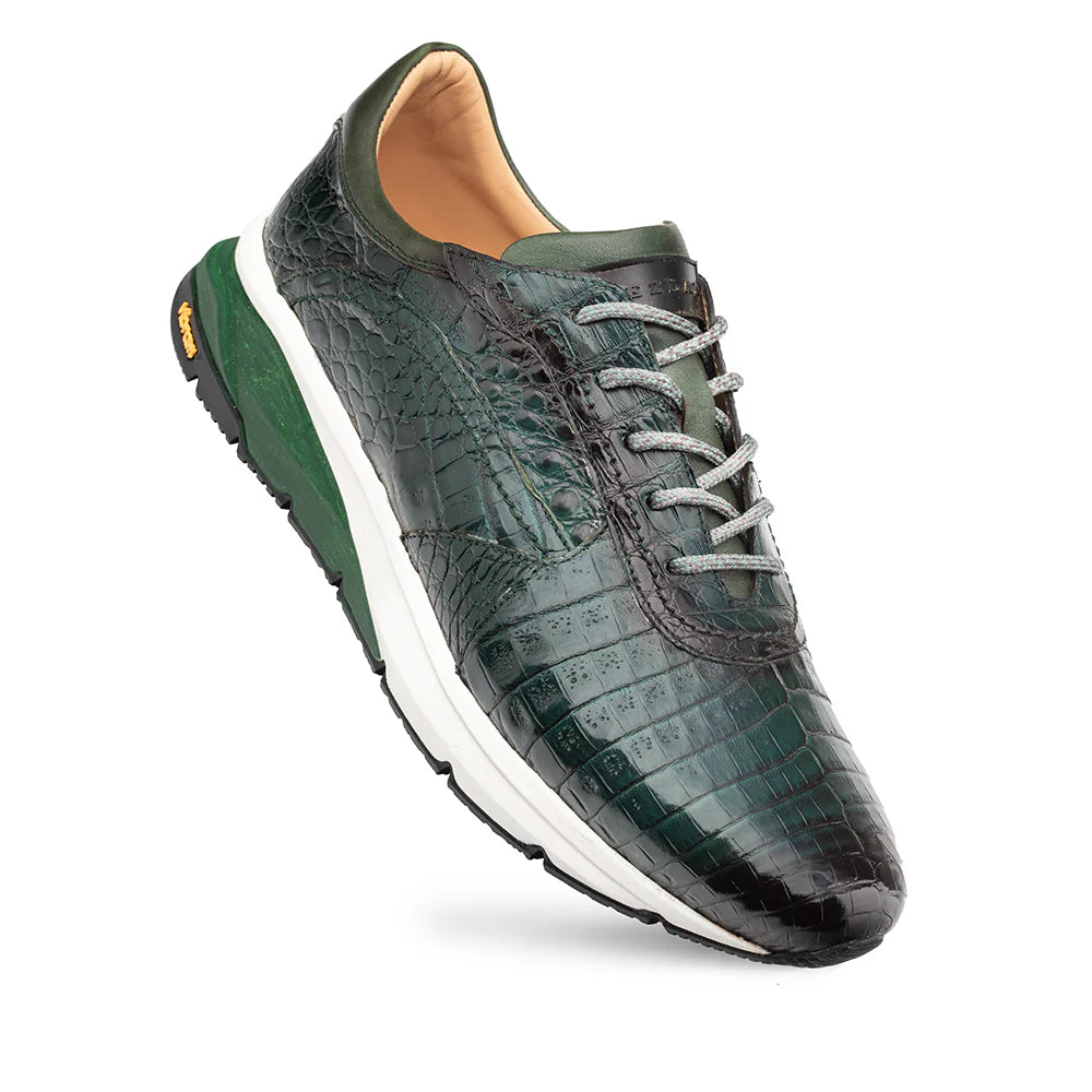 Mezlan Quevedo 50063-F Forest/Green Crocodile Sneakers