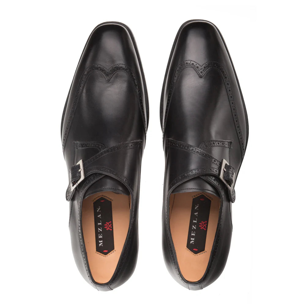 Mezlan Forest 9268 Black Monk Straps