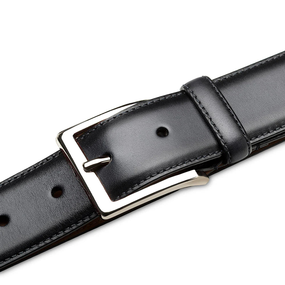 Mezlan AO11522 Classic Patina Black Calfskin Belt