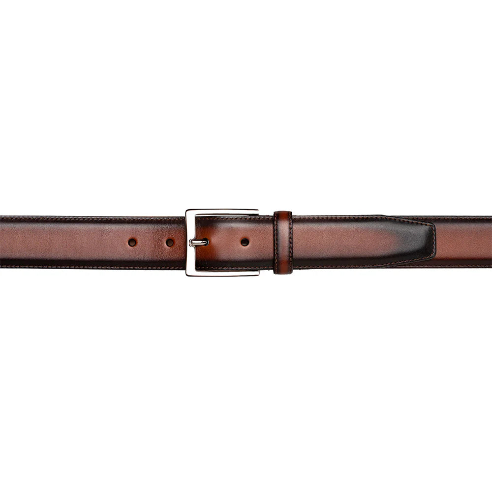 Mezlan AO11522 Classic Patina Cognac Calfskin Belt