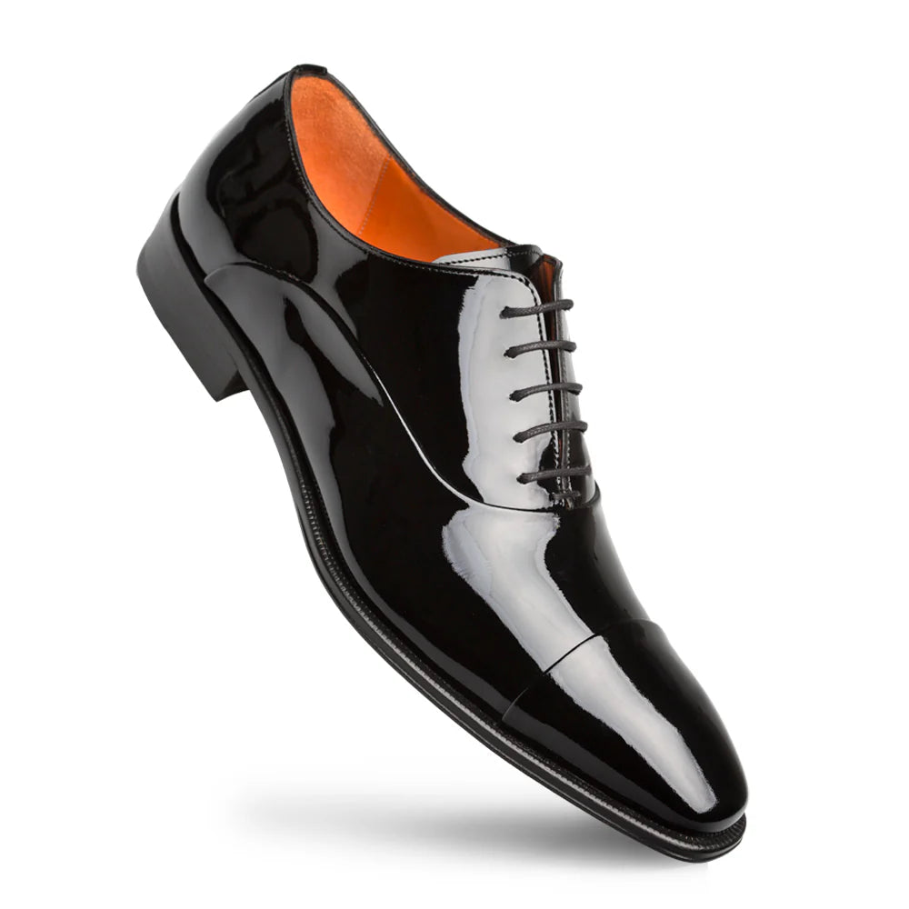 Mezlan Patent E20264 Black Leather Formal Oxfords