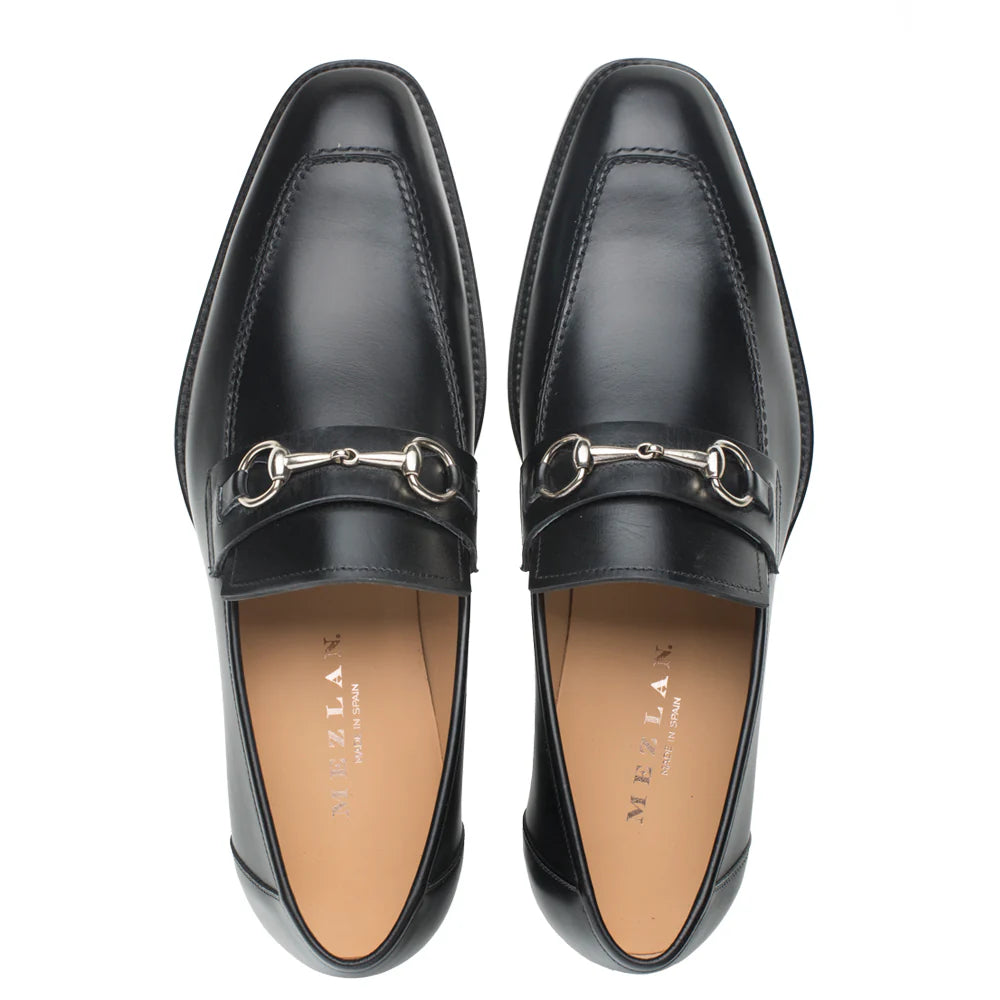 Mezlan Ornament E20482 Black Loafers