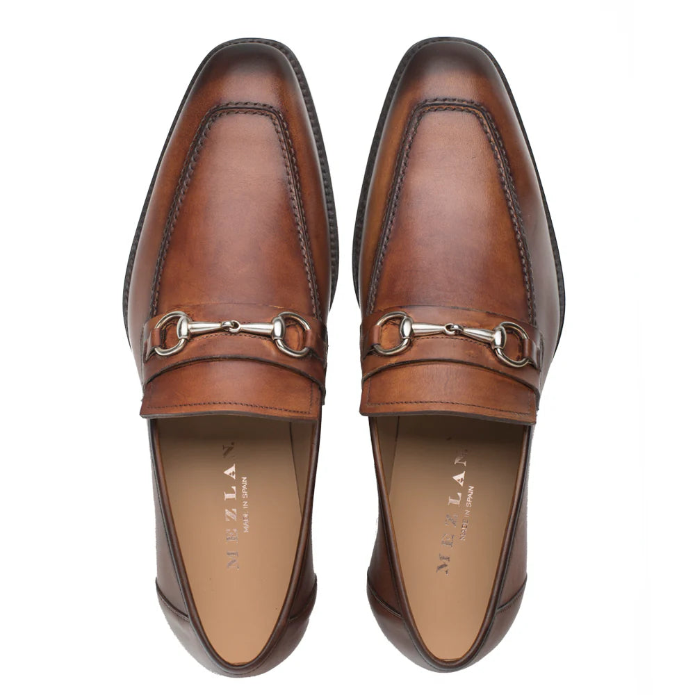 Mezlan Ornament E20482 Cognac Loafers