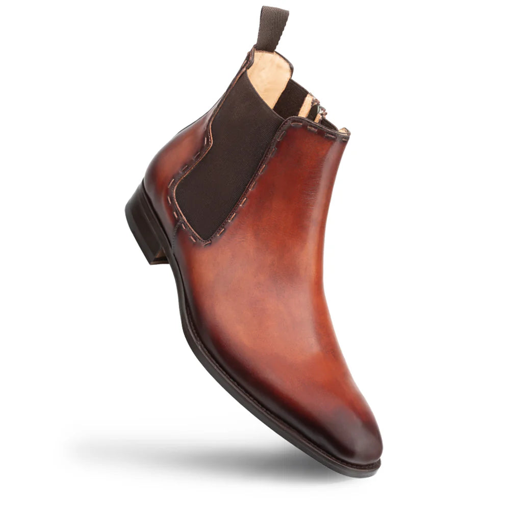 Mezlan Patina E20484 Cognac/Rust Chelsea Boots