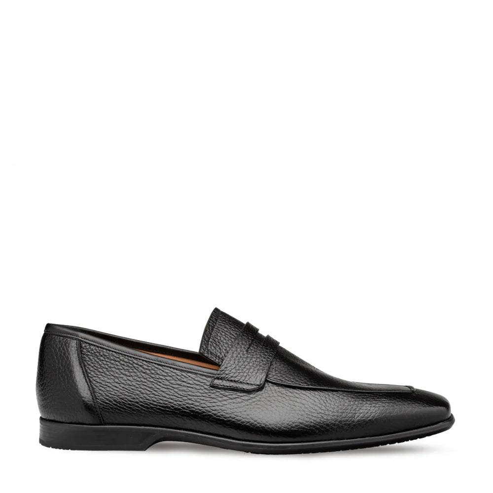 Mezlan Deerskin E20693 Black Penny Loafers