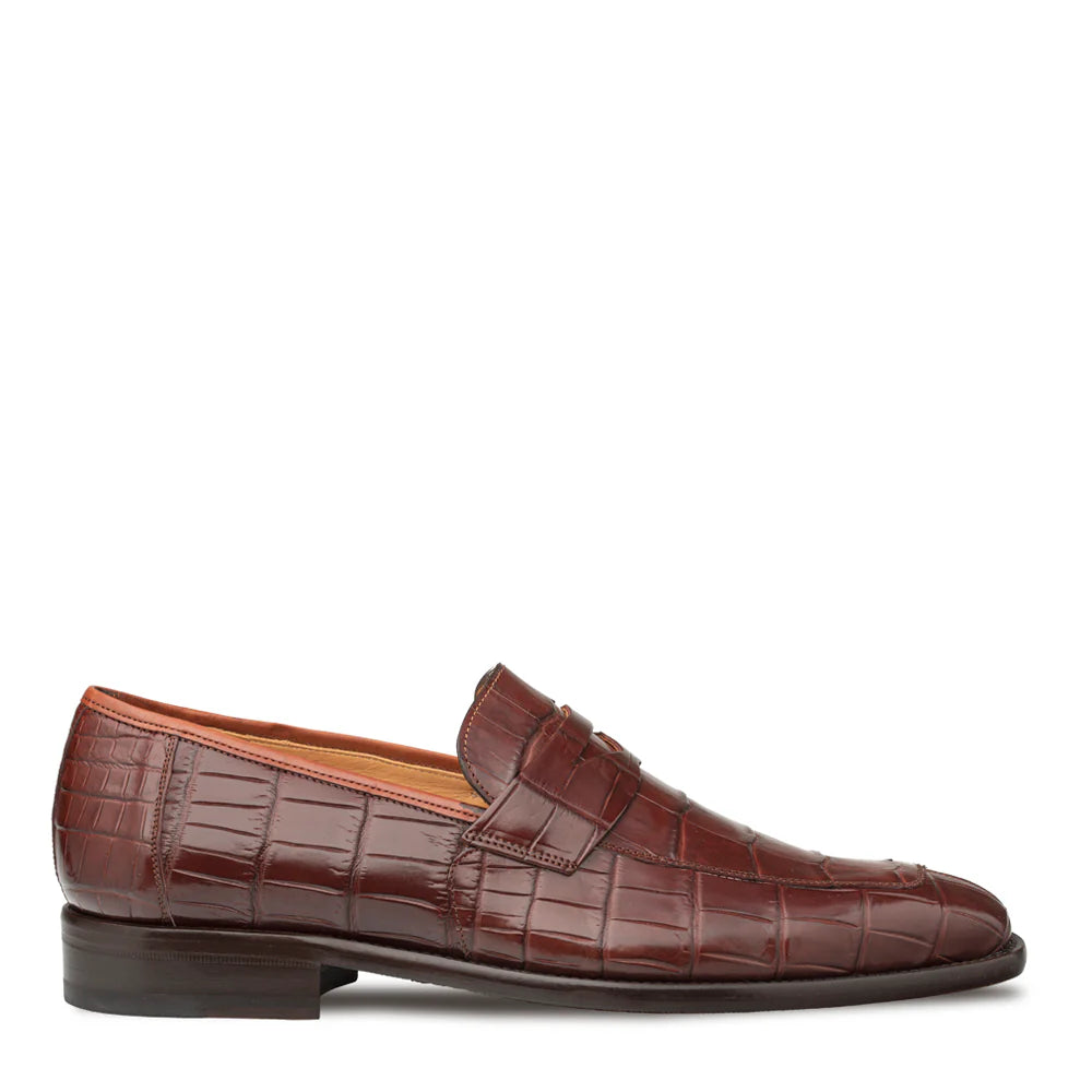 Mezlan Piccolo 4954-J  Sport Alligator Penny Loafers