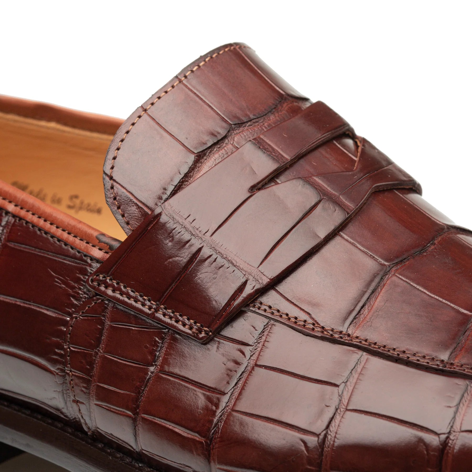 Mezlan Piccolo 4954-J  Sport Alligator Penny Loafers