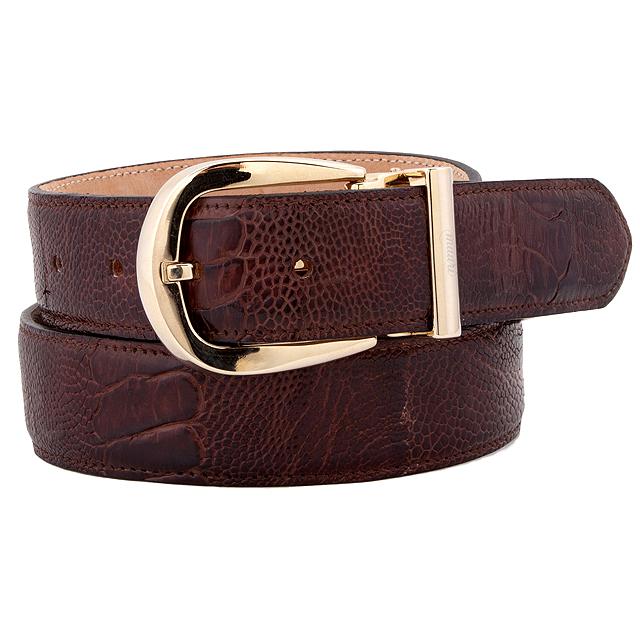 Mauri Sport Rust Genuine Alligator Belt