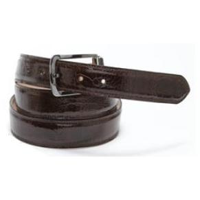 Mauri Sport Rust Genuine Ostrich Leg Belt