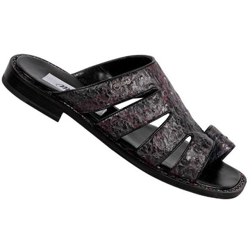 Mauri 1261/5 Multicolor Genuine All-Over Ostrich Sandals