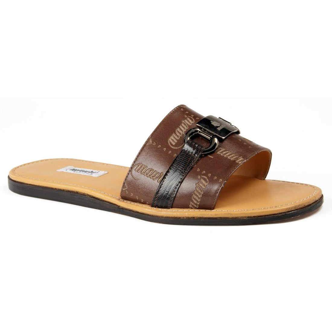 Mauri 1634/4 Brown Genuine Lizard/L/ Nappa Leather/Lazer Mauri Sandals