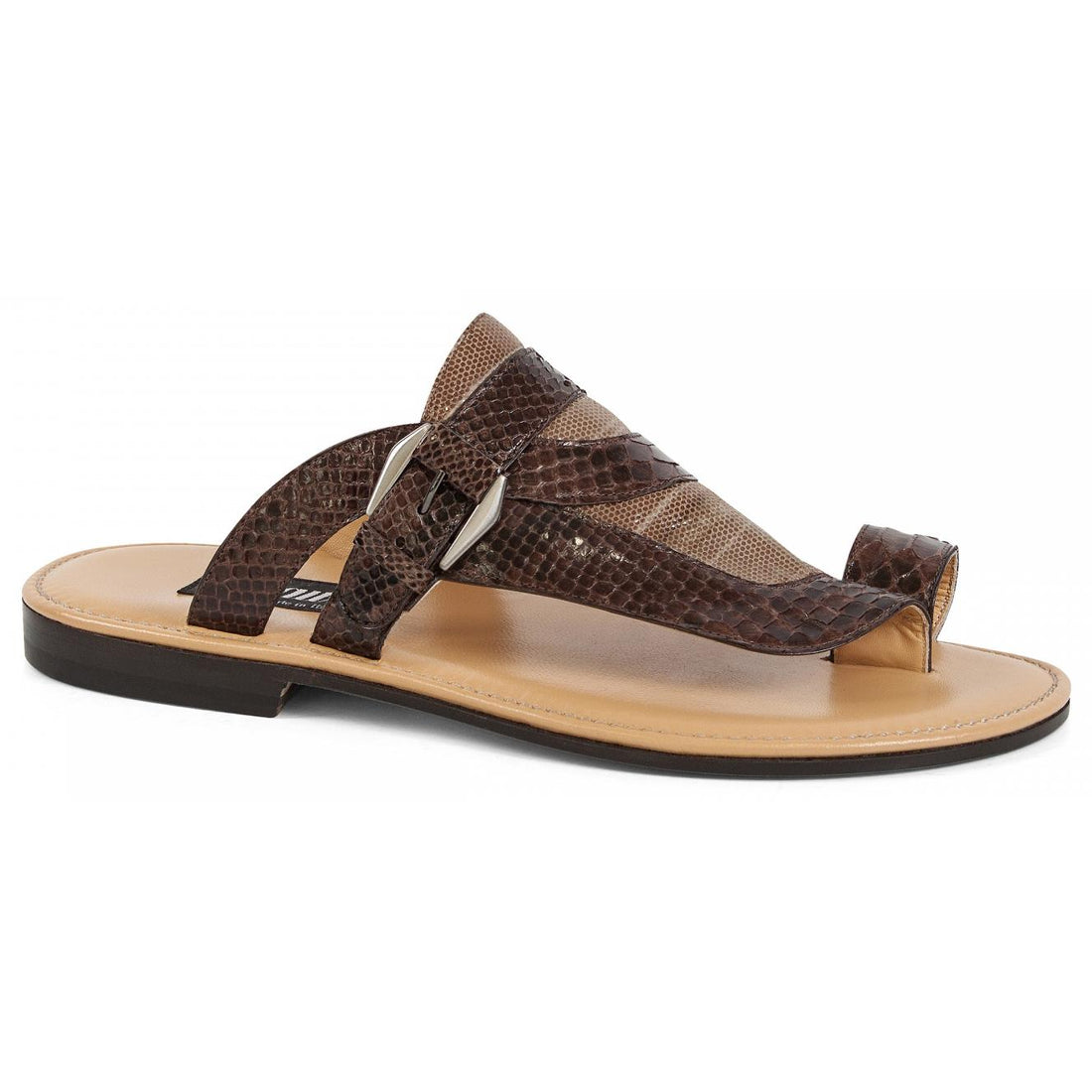 Mauri 1873 Sport Rust Genuine Python/Beige-Brown Arco Sandals