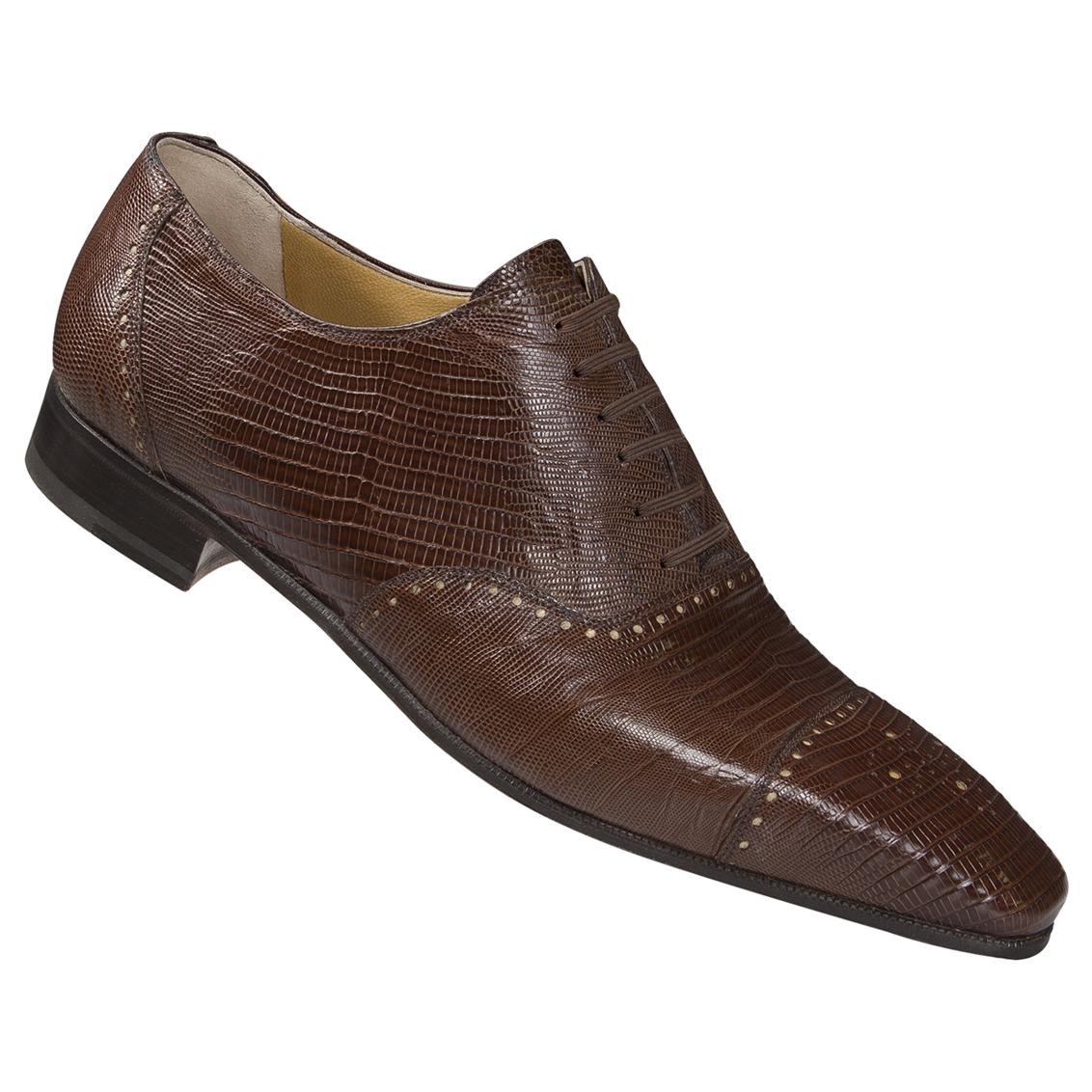 Mauri 2098/2 Coffee Genuine All Over Lizard Dressy Shoes